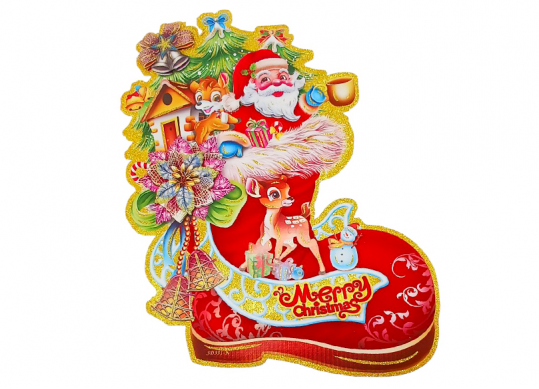 Abtibild Merry Christmas mix 67cm(ML31-1) 232085