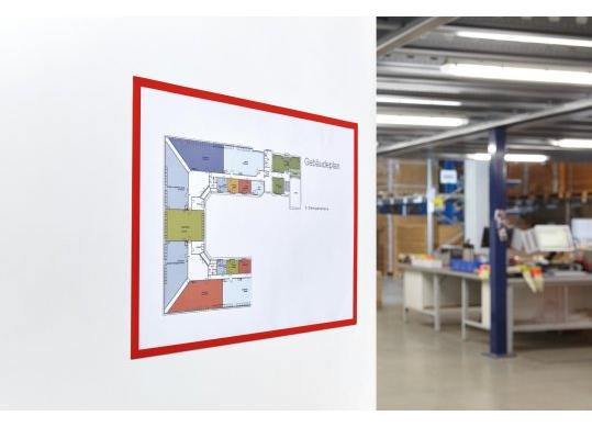 Display magnetofix A3/set 5buc Rosu MAGNETOPLAN (GERMANY) 1130406