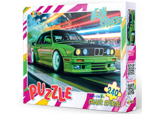 Puzzle 240 buc Neon Street.Chaos spiral PD2594