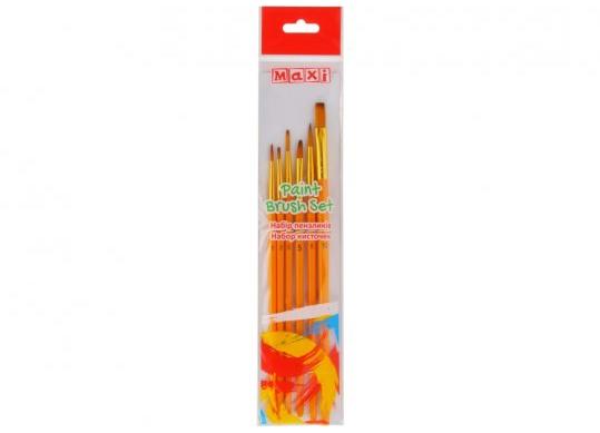 Pensule set (2,5,10-plate/1,3,5-rotunde) neilon MX60877