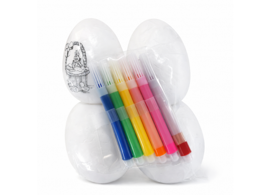 Set creatie ou 4buc polistiren (carioci/6cul)ML30-17 247256