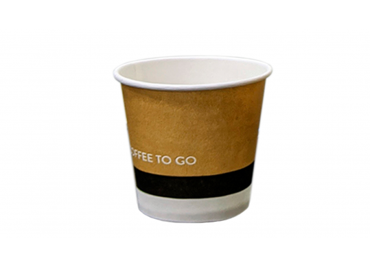 Pahar din hirtie 170ml (50buc) to go/alb/romb 783984