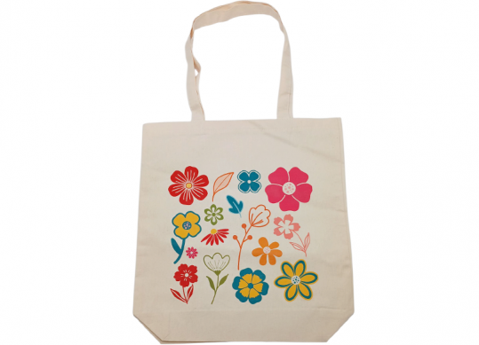 Torba bumbac 240g 42*38*10cm (diverse imprimeuri A4) 002174I