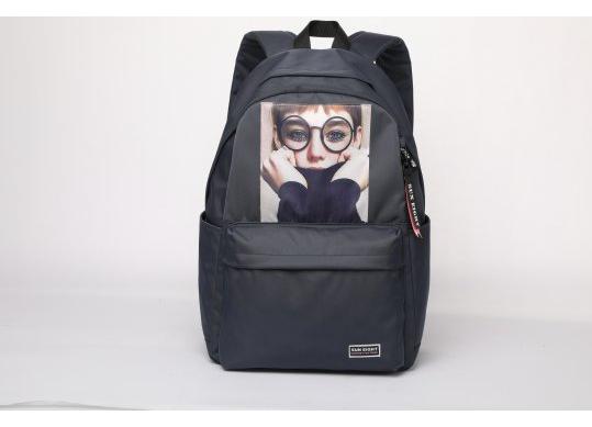Ghiozdan casual Black 8281Black